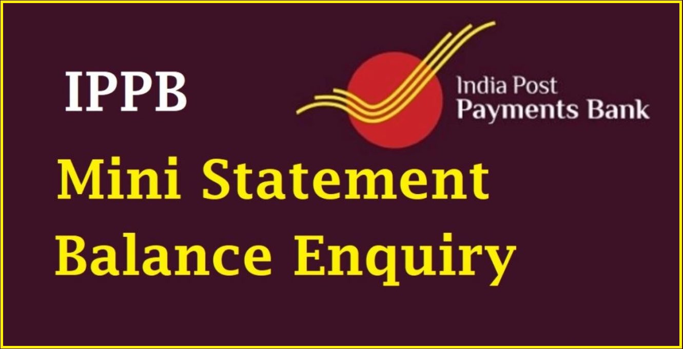 IPPB Mini Statement