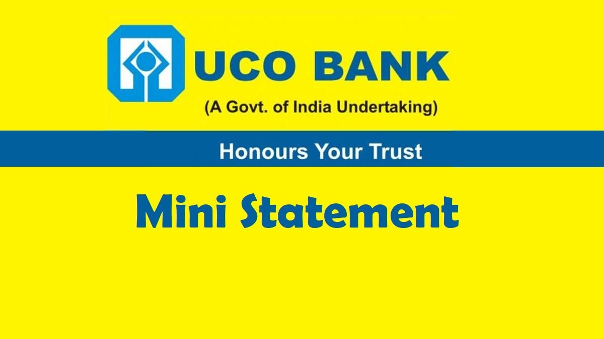 uco bank mini statement number