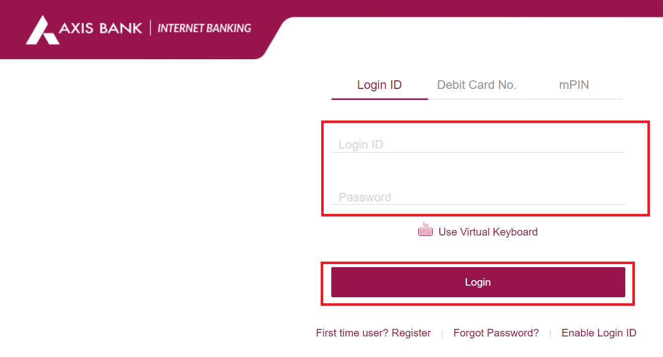 Axis Bank Net Banking Registration 2024 AXIS Bank Login