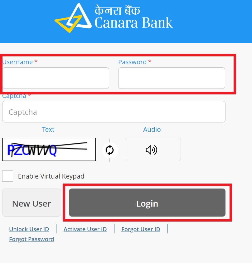 canara bank internet banking